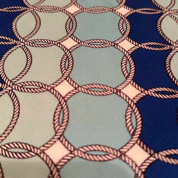 Lulu B size Medium Shades of Blue 3/4 Sleeve Top - Picture 7 of 9